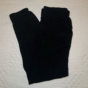 Thin Black Jogger Pants
